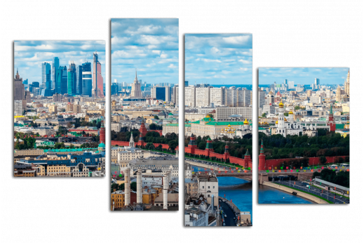 Модульная картина Красивая Москва